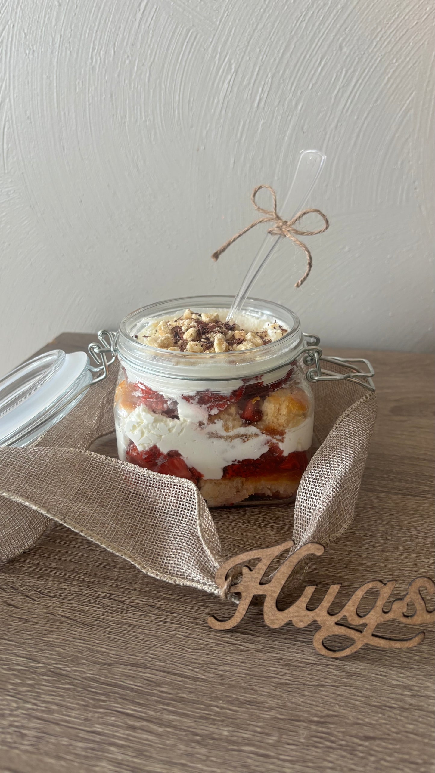 Strawberry Shortcake in a Jar