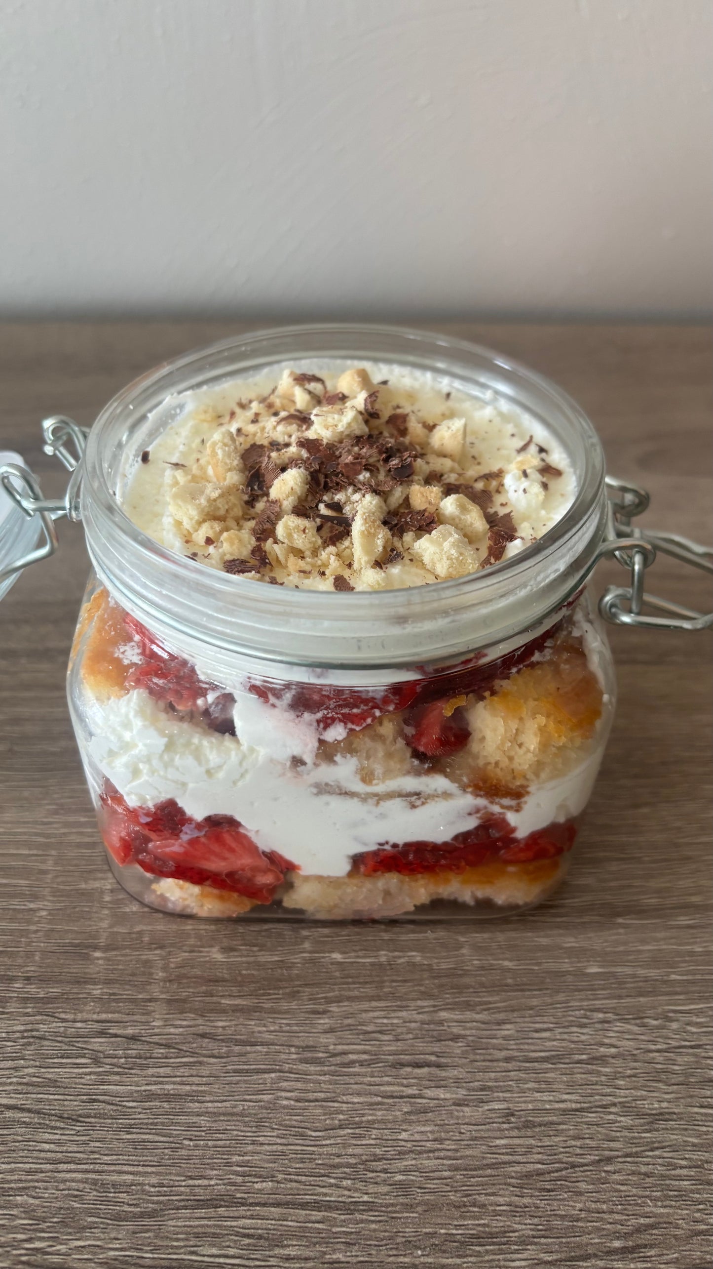 Strawberry Shortcake in a Jar